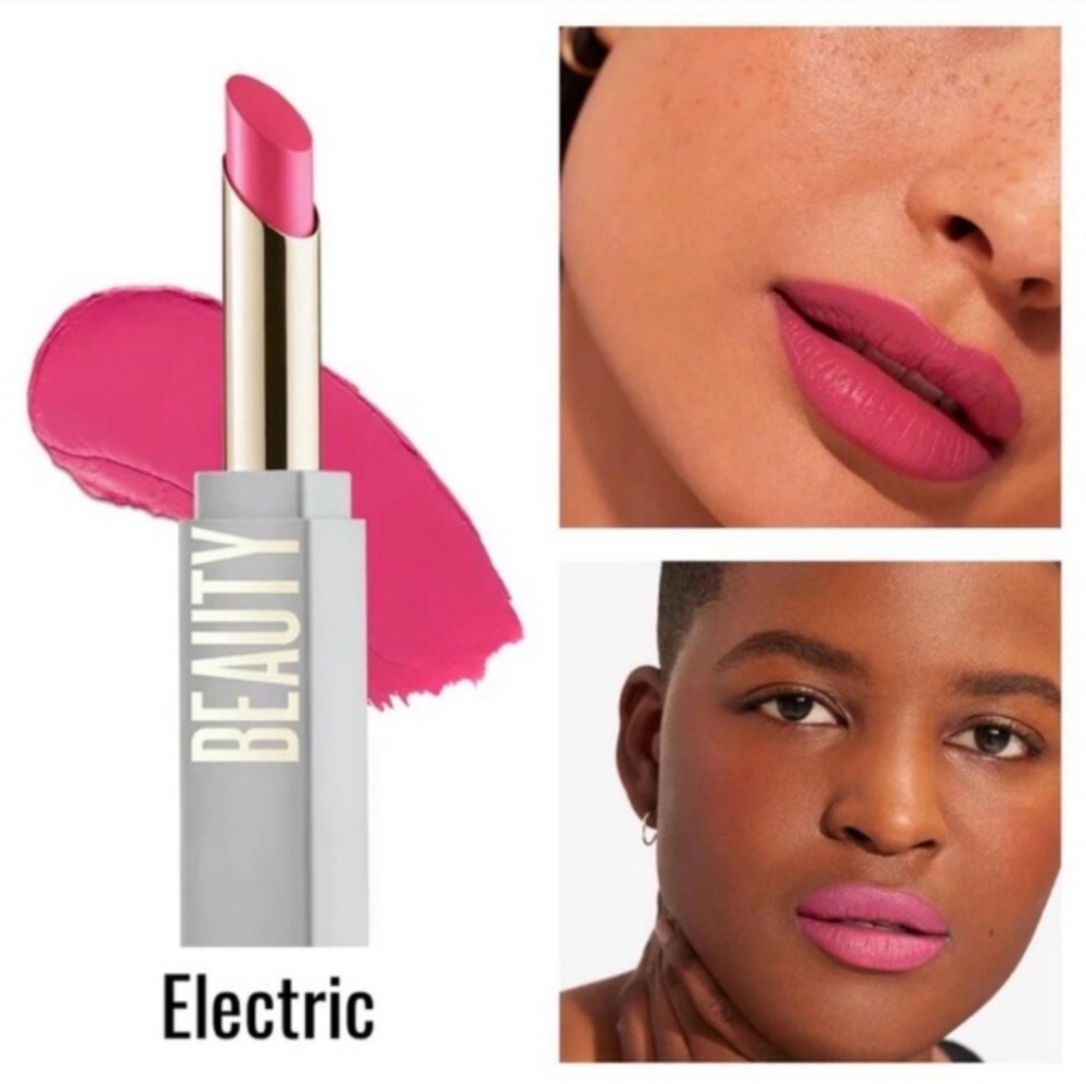 NIB $40 BEAUTYCOUNTER Statement Maker Satin Lipstick In Electric